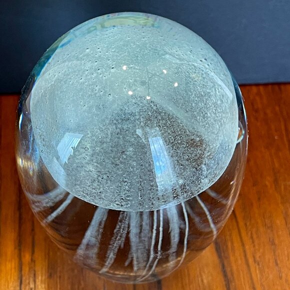 Handmade Glass Jellyfish, Jellyfish Ornaments, Handmade Art Glass Sculpture - Picture 4 of 7